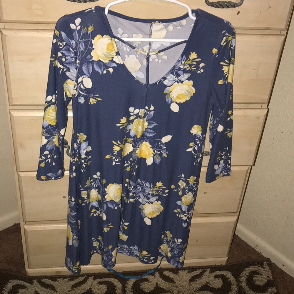 Floral print dress